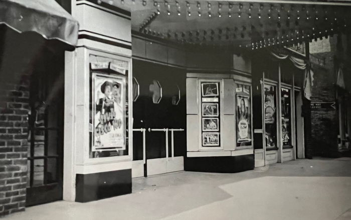 Strand Theatre - Strand Theatre Entrance - Tecumseh Photo By Al Johnson 1940 